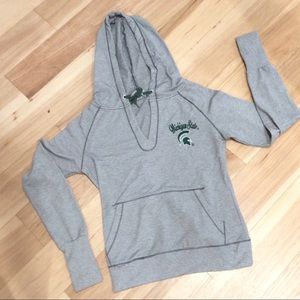 Colosseum Michigan State Embroidered Sweatshirt